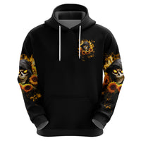 Sunflower Skull Zip Hoodie Assuming I Was Like Most Girls Was Your First Mistake - Wonder Print Shop