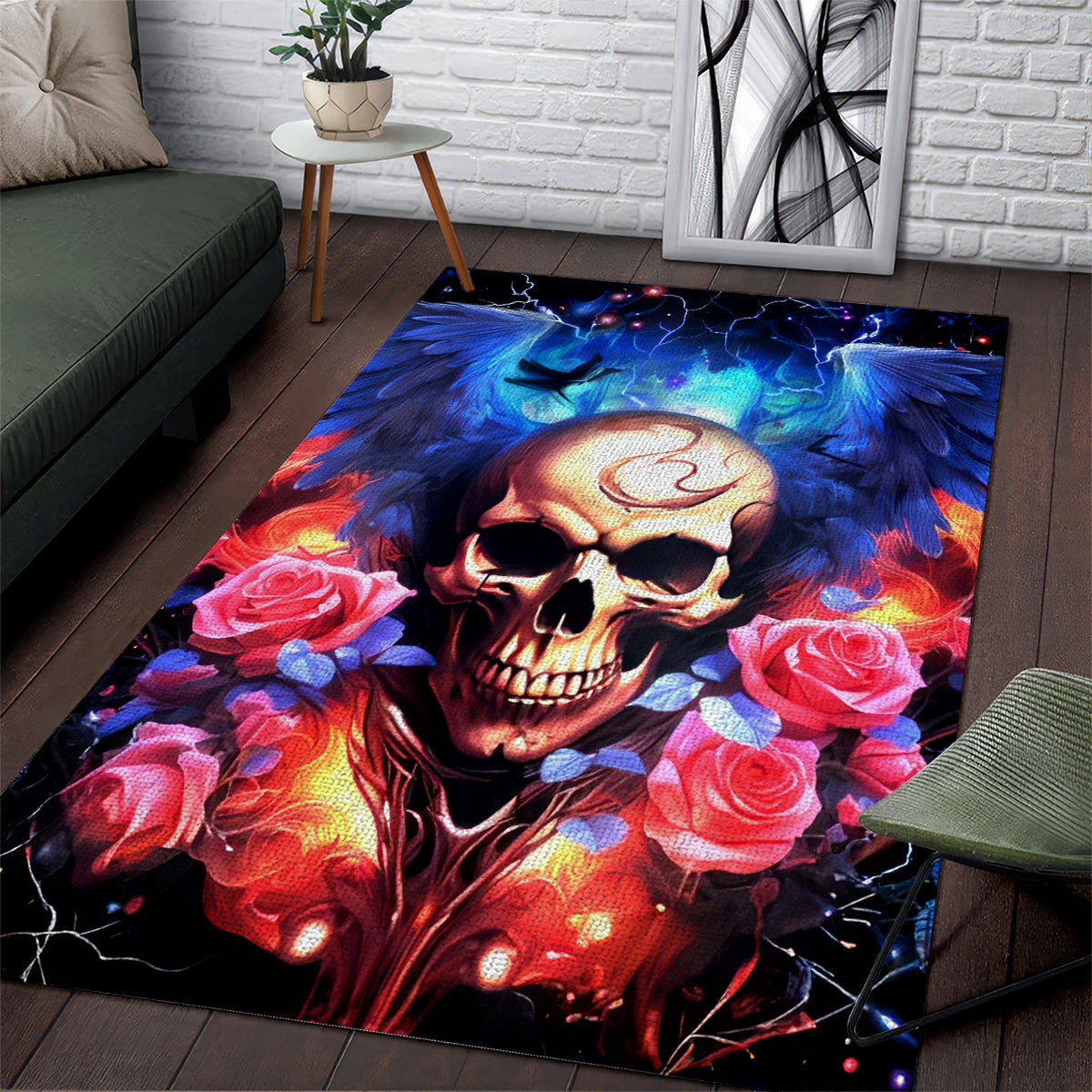 Fairy Skull Area Rug Assuming I Was Like Most Girls Was Your First Mistake - Wonder Print Shop