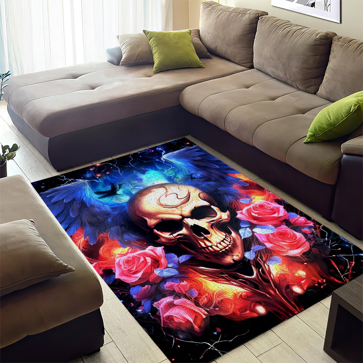 Fairy Skull Area Rug Assuming I Was Like Most Girls Was Your First Mistake - Wonder Print Shop