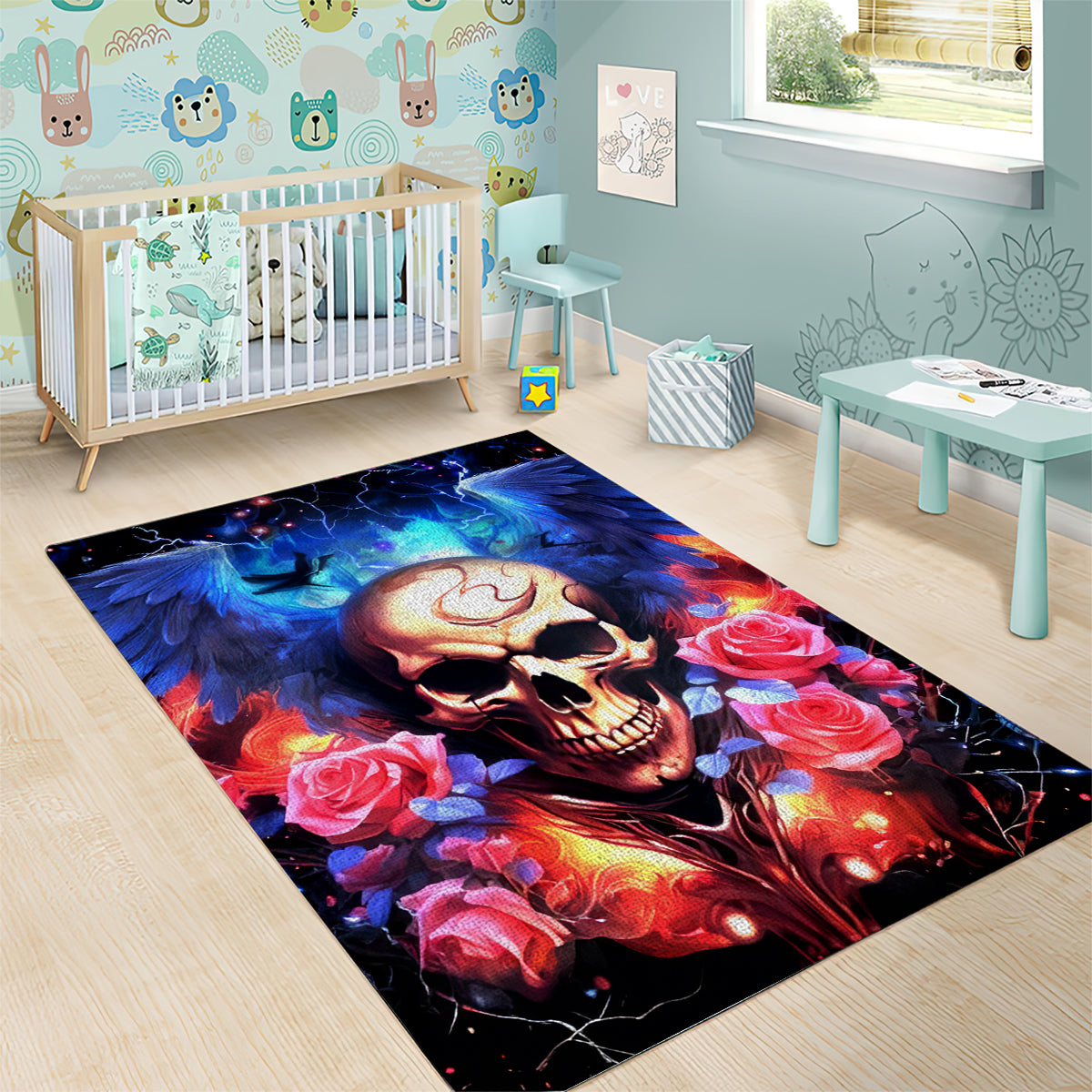 Fairy Skull Area Rug Assuming I Was Like Most Girls Was Your First Mistake - Wonder Print Shop