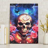 Fairy Skull Canvas Wall Art Assuming I Was Like Most Girls Was Your First Mistake - Wonder Print Shop