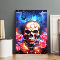 Fairy Skull Canvas Wall Art Assuming I Was Like Most Girls Was Your First Mistake - Wonder Print Shop