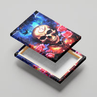 Fairy Skull Canvas Wall Art Assuming I Was Like Most Girls Was Your First Mistake - Wonder Print Shop