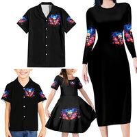 Fairy Skull Family Matching Long Sleeve Bodycon Dress and Hawaiian Shirt Assuming I Was Like Most Girls Was Your First Mistake - Wonder Print Shop