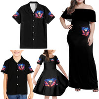 Fairy Skull Family Matching Off Shoulder Maxi Dress and Hawaiian Shirt Assuming I Was Like Most Girls Was Your First Mistake - Wonder Print Shop