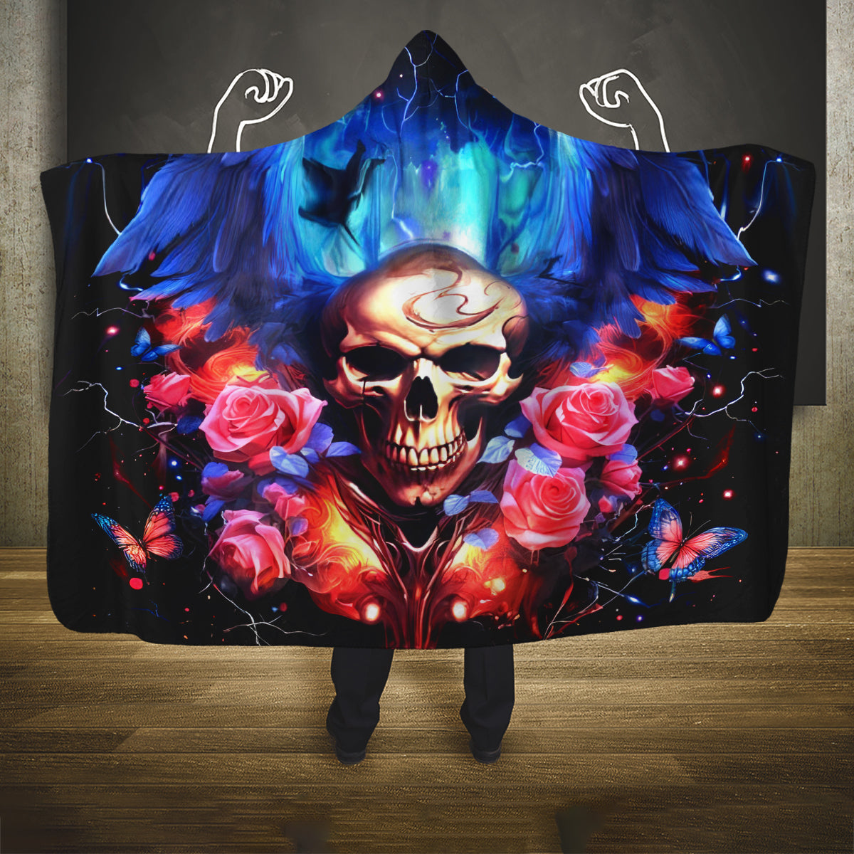Fairy Skull Hooded Blanket Assuming I Was Like Most Girls Was Your First Mistake