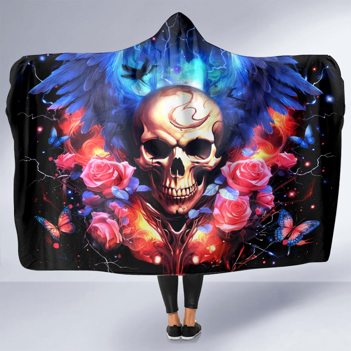 Fairy Skull Hooded Blanket Assuming I Was Like Most Girls Was Your First Mistake