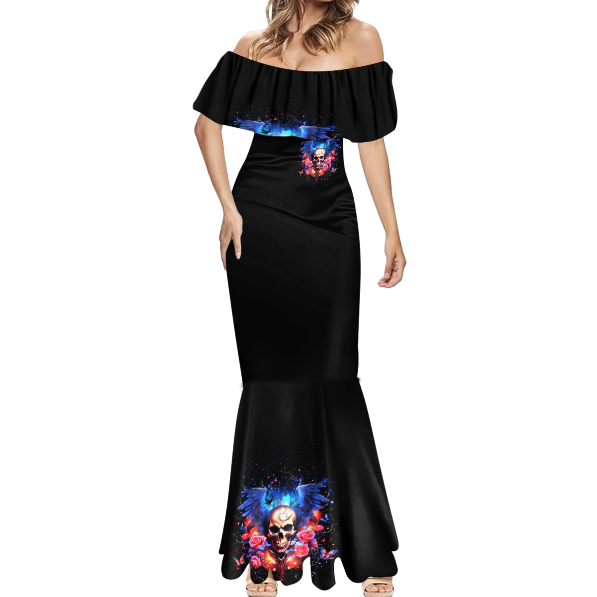 Fairy Skull Mermaid Dress Assuming I Was Like Most Girls Was Your First Mistake - Wonder Print Shop