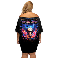 Fairy Skull Off Shoulder Short Dress Assuming I Was Like Most Girls Was Your First Mistake - Wonder Print Shop