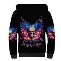 Fairy Skull Sherpa Hoodie Assuming I Was Like Most Girls Was Your First Mistake - Wonder Print Shop