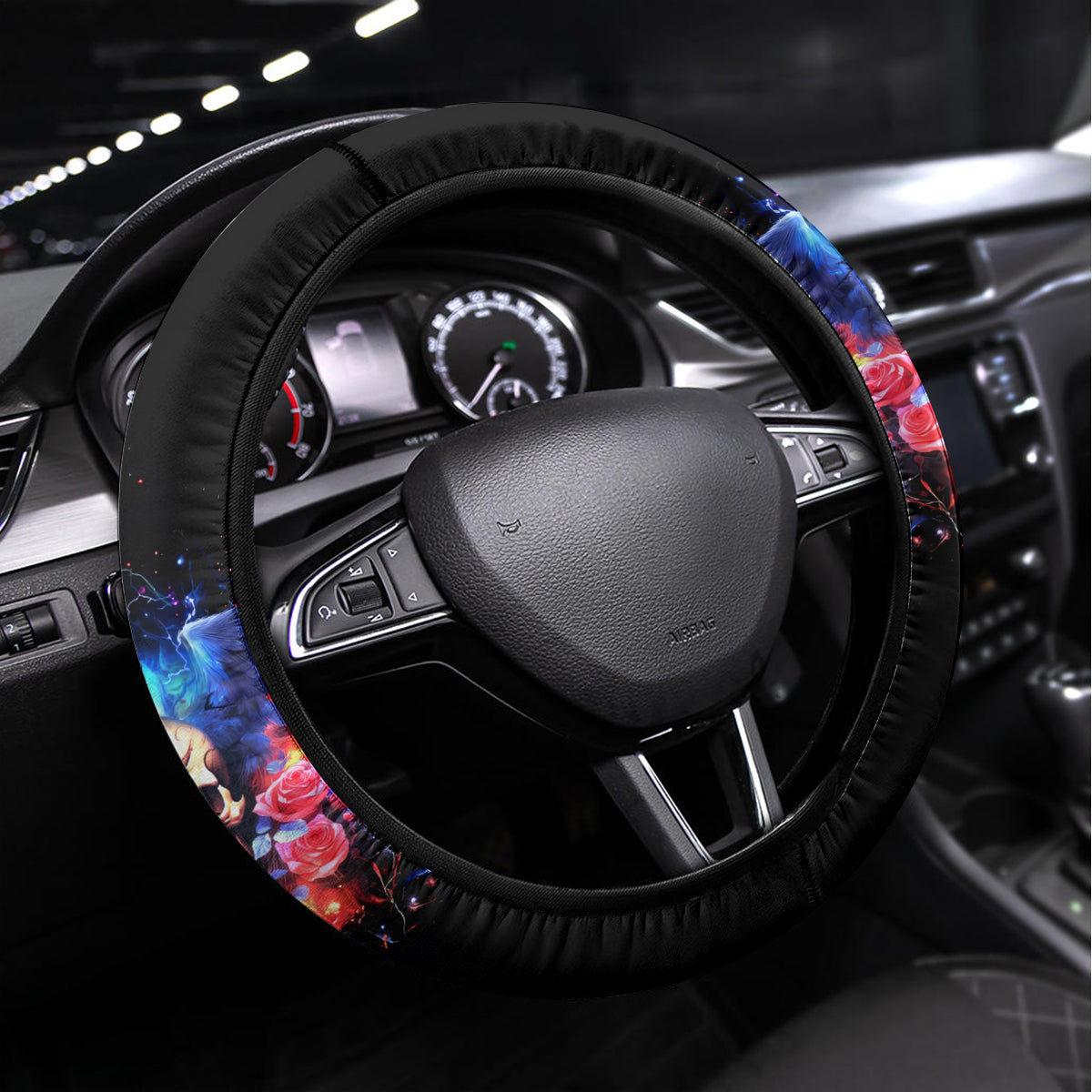 Fairy Skull Steering Wheel Cover Assuming I Was Like Most Girls Was Your First Mistake - Wonder Print Shop