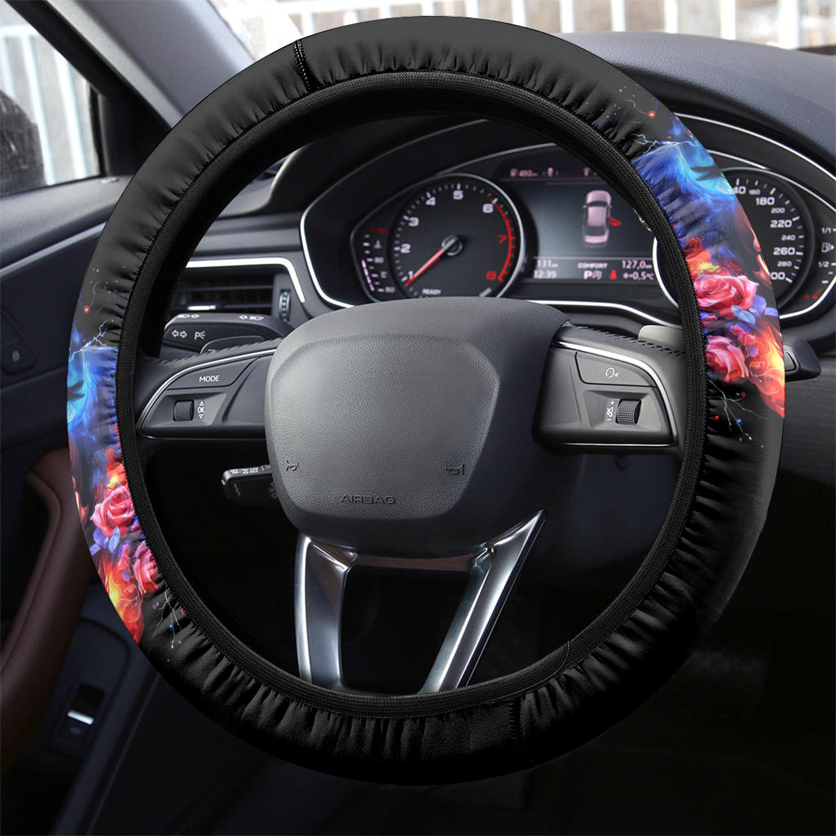 Fairy Skull Steering Wheel Cover Assuming I Was Like Most Girls Was Your First Mistake - Wonder Print Shop