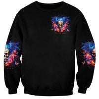 Fairy Skull Sweatshirt Assuming I Was Like Most Girls Was Your First Mistake - Wonder Print Shop