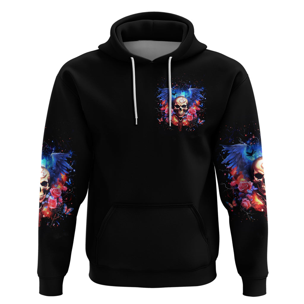 Fairy Skull Zip Hoodie Assuming I Was Like Most Girls Was Your First Mistake - Wonder Print Shop