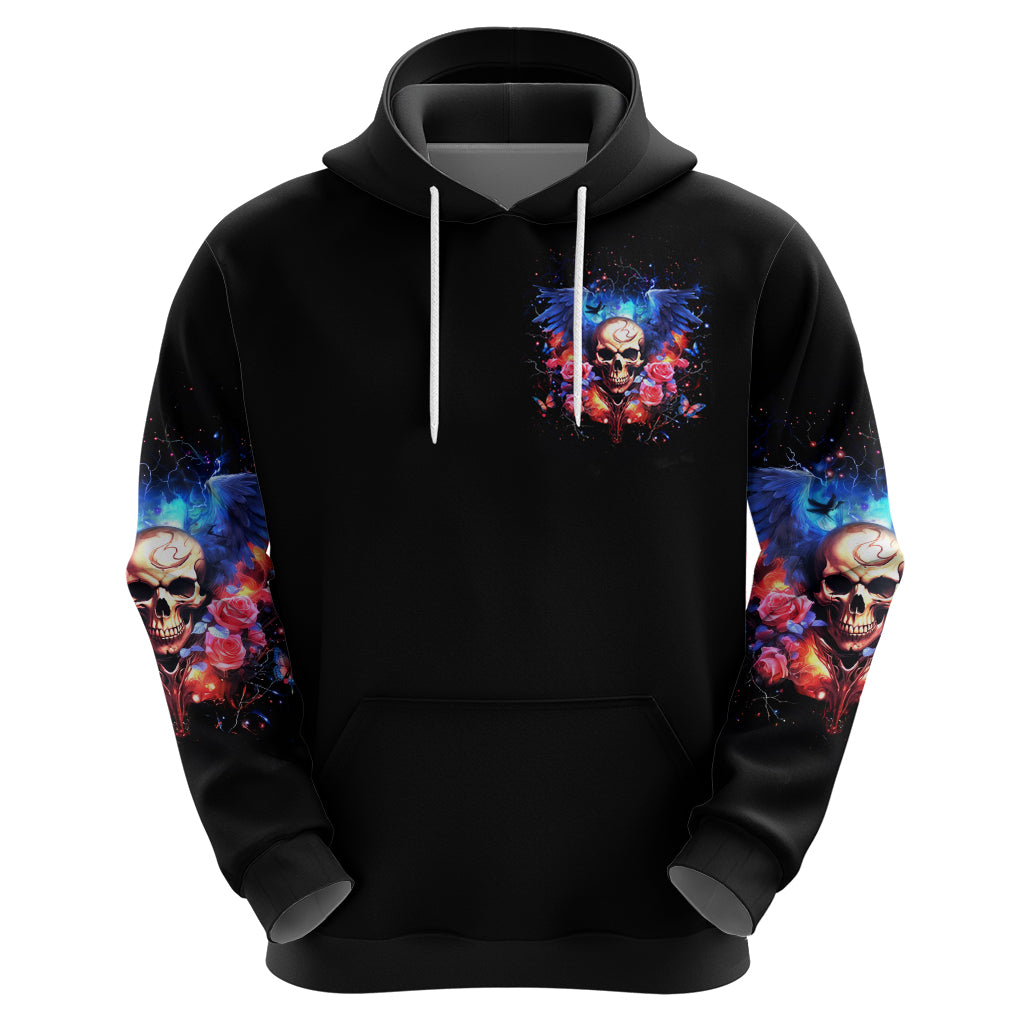 Fairy Skull Zip Hoodie Assuming I Was Like Most Girls Was Your First Mistake - Wonder Print Shop