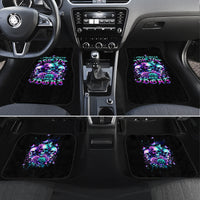 Rose Skull Car Mats Stuck Between IDK IDC And IDGAF - Wonder Print Shop