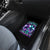 Rose Skull Car Mats Stuck Between IDK IDC And IDGAF - Wonder Print Shop