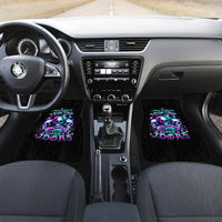 Rose Skull Car Mats Stuck Between IDK IDC And IDGAF - Wonder Print Shop