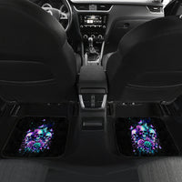 Rose Skull Car Mats Stuck Between IDK IDC And IDGAF - Wonder Print Shop