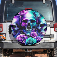 Rose Skull Spare Tire Cover Stuck Between IDK IDC And IDGAF - Wonder Print Shop