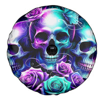 Rose Skull Spare Tire Cover Stuck Between IDK IDC And IDGAF - Wonder Print Shop