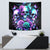 Rose Skull Tapestry Stuck Between IDK IDC And IDGAF - Wonder Print Shop