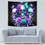 Rose Skull Tapestry Stuck Between IDK IDC And IDGAF - Wonder Print Shop