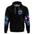 Rose Skull Zip Hoodie Stuck Between IDK IDC And IDGAF - Wonder Print Shop