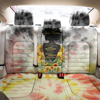 I Am Black Queen Back Car Seat Cover Flowers Retro Style - Wonder Print Shop