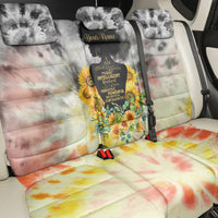 I Am Black Queen Back Car Seat Cover Flowers Retro Style - Wonder Print Shop