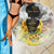 I Am Black Queen Beach Blanket Flowers Retro Style - Wonder Print Shop