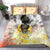I Am Black Queen Bedding Set Flowers Retro Style - Wonder Print Shop