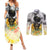 I Am Black Queen Couples Matching Summer Maxi Dress and Long Sleeve Button Shirt Flowers Retro Style - Wonder Print Shop