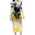 I Am Black Queen Long Sleeve Bodycon Dress Flowers Retro Style - Wonder Print Shop