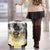 I Am Black Queen Luggage Cover Flowers Retro Style - Wonder Print Shop