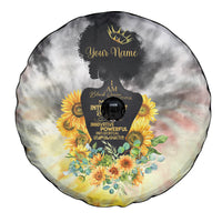 I Am Black Queen Spare Tire Cover Flowers Retro Style - Wonder Print Shop