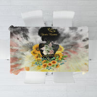 I Am Black Queen Tablecloth Flowers Retro Style - Wonder Print Shop