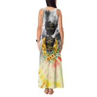 I Am Black Queen Tank Maxi Dress Flowers Retro Style - Wonder Print Shop