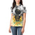 I Am Black Queen Women Polo Shirt Flowers Retro Style - Wonder Print Shop