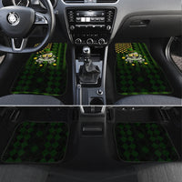 St Patrick's Day Skull Car Mats American Flag Shamrock - Wonder Print Shop