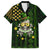 St Patrick's Day Skull Family Matching Off Shoulder Maxi Dress and Hawaiian Shirt American Flag Shamrock - Wonder Print Shop
