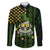 St Patrick's Day Skull Family Matching Summer Maxi Dress and Hawaiian Shirt American Flag Shamrock - Wonder Print Shop