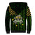 St Patrick's Day Skull Sherpa Hoodie American Flag Shamrock - Wonder Print Shop