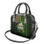 St Patrick's Day Skull Shoulder Handbag American Flag Shamrock