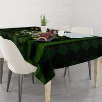 St Patrick's Day Skull Tablecloth American Flag Shamrock - Wonder Print Shop