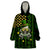 St Patrick's Day Skull Wearable Blanket Hoodie American Flag Shamrock - Wonder Print Shop