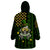 St Patrick's Day Skull Wearable Blanket Hoodie American Flag Shamrock - Wonder Print Shop