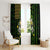 St Patrick's Day Skull Window Curtain American Flag Shamrock - Wonder Print Shop