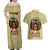 Personalized Black Girl African Couples Matching Off Shoulder Maxi Dress and Hawaiian Shirt Never Underestimate A Book Lover - Wonder Print Shop