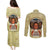 Personalized Black Girl African Couples Matching Puletasi and Long Sleeve Button Shirt Never Underestimate A Book Lover - Wonder Print Shop